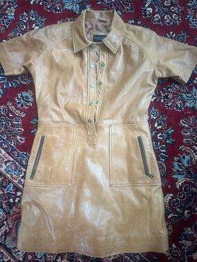 LEATHER CULT DRESS